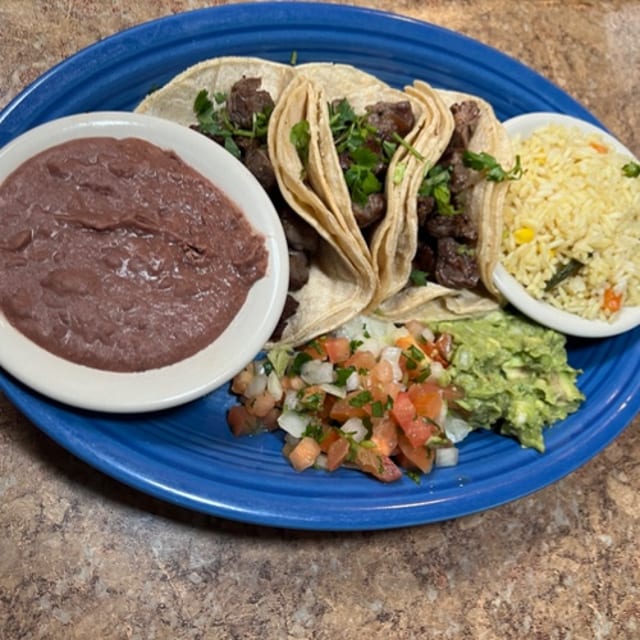 Tacos Al Carbon.